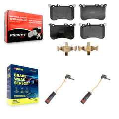 Positive Plus KPW-101409 Disc Brake Pad for 2012-2020 Mercedes-Benz SLC43 AMG, Mercedes-Benz SLK55 AMG and More - Front