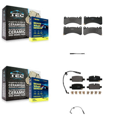 Positive Plus KPW-101435 Disc Brake Pad for 2019-2024 Chevrolet Silverado 1500, Chevrolet Silverado 1500 LTD and More - Front and Rear