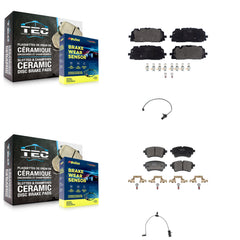 Positive Plus KPW-101439 Disc Brake Pad for 2020-2023 Audi A7 Sportback, Audi A6 allroad and More - Front and Rear