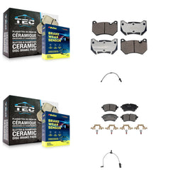 Positive Plus KPW-101444 Disc Brake Pad for 2021 Audi Q5 - Front and Rear