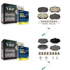Positive Plus KPW-101451 Disc Brake Pad for 2020-2023 Mercedes-Benz GLE450, Mercedes-Benz GLE53 AMG and More - Front and Rear