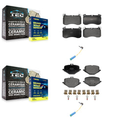 Positive Plus KPW-101454 Disc Brake Pad for 2021-2023 Mercedes-Benz GLE53 AMG, Mercedes-Benz GLS63 AMG - Front and Rear