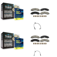 Positive Plus KPW-101455 Disc Brake Pad for 2023-2024 Chevrolet Silverado 2500 HD, Chevrolet Silverado 3500 HD and More - Front and Rear
