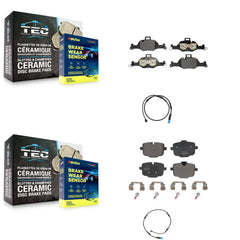Positive Plus KPW-101458 Disc Brake Pad for 2019-2021 BMW X6, BMW X5 - Front and Rear