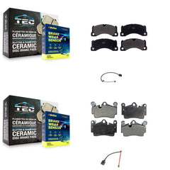 Positive Plus KPW-101462 Disc Brake Pad for 2008-2010 Porsche Cayenne - Front and Rear