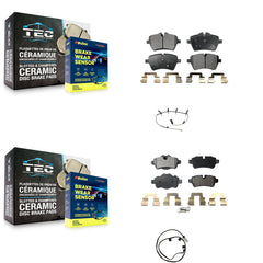 Positive Plus KPW-101466 Disc Brake Pad for 2007-2008 Mini Cooper - Front and Rear
