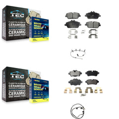 Positive Plus KPW-101467 Disc Brake Pad for 2007-2008 Mini Cooper - Front and Rear