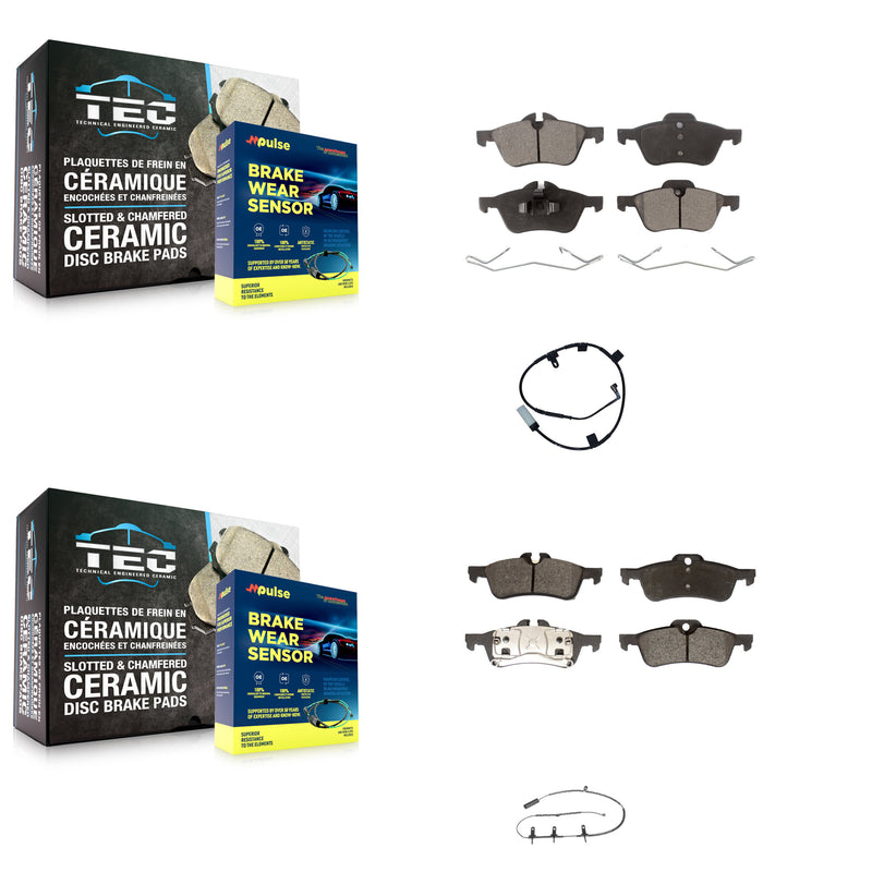 Positive Plus KPW-101468 Disc Brake Pad for 2007-2008 Mini Cooper - Front and Rear