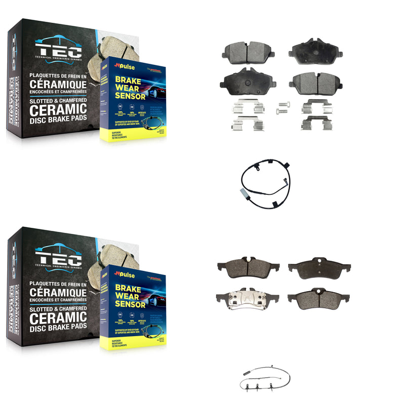 Positive Plus KPW-101470 Disc Brake Pad for 2007-2008 Mini Cooper - Front and Rear