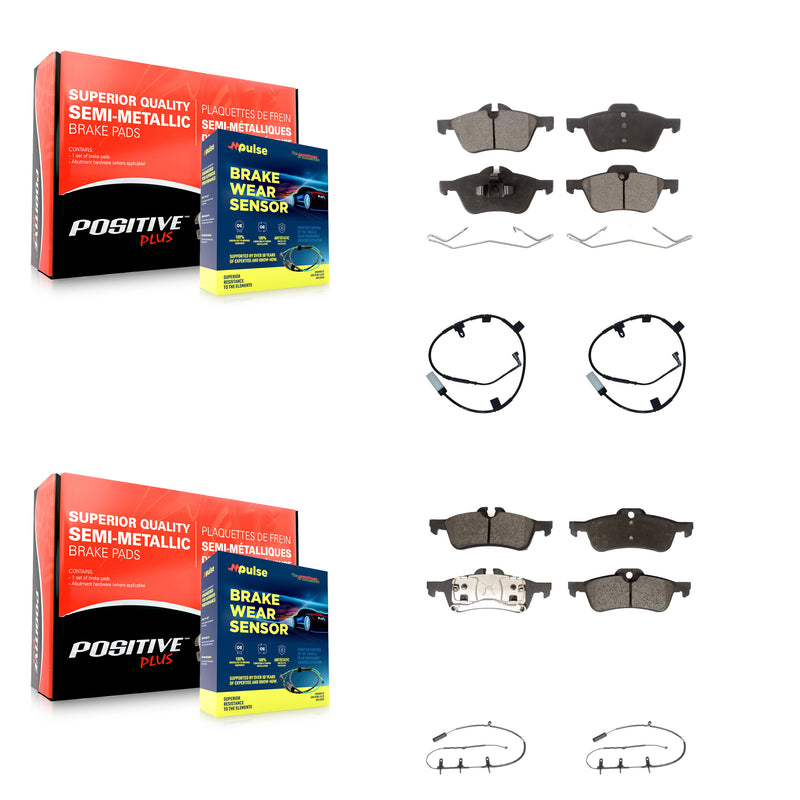 Positive Plus KPW-101482 Disc Brake Pad for 2007-2008 Mini Cooper - Front and Rear