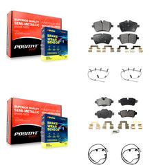 Positive Plus KPW-101486 Disc Brake Pad for 2007-2008 Mini Cooper - Front and Rear
