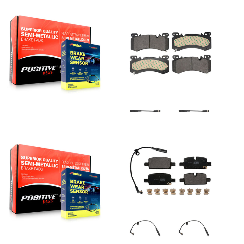 Positive Plus KPW-101489 Disc Brake Pad for 2021-2022 Chevrolet Tahoe - Front and Rear