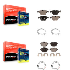 Positive Plus KPW-101494 Disc Brake Pad for 2014-2016 BMW 528i, BMW 535d - Front and Rear
