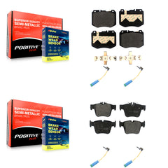 Positive Plus KPW-101514 Disc Brake Pad for 2016-2018 Mercedes-Benz GLC300 - Front and Rear