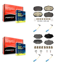 Positive Plus KPW-101518 Disc Brake Pad for 2020-2023 Mercedes-Benz GLE450, Mercedes-Benz GLE53 AMG and More - Front and Rear