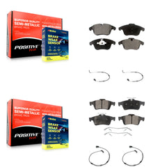 Positive Plus KPW-101524 Disc Brake Pad for 2009 Jaguar XF - Front and Rear