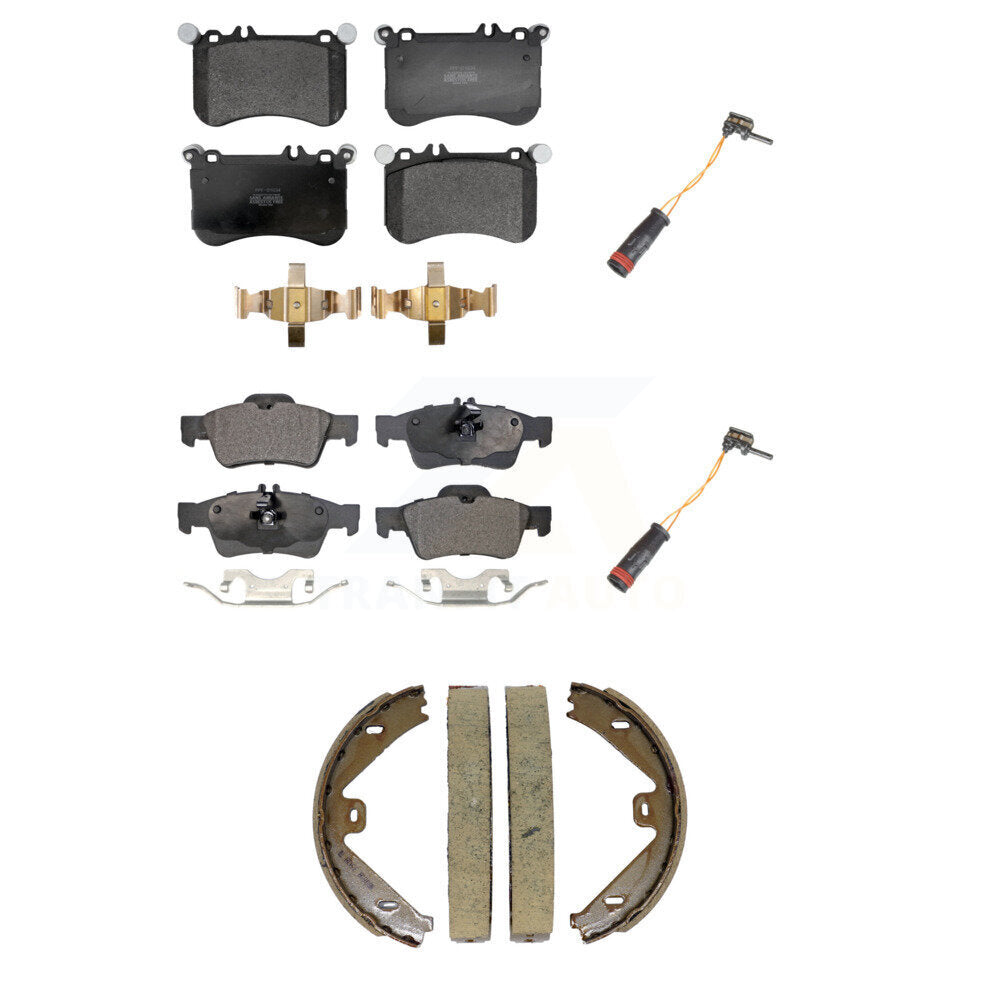 Positive Plus KPW-101536 Disc Brake Pad for 2012-2018 Mercedes-Benz CLS550, Mercedes-Benz E550 - Front and Rear