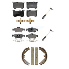 Positive Plus KPW-101536 Disc Brake Pad for 2012-2018 Mercedes-Benz CLS550, Mercedes-Benz E550 - Front and Rear