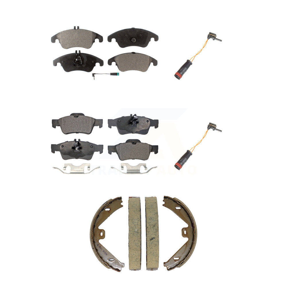 Positive Plus KPW-101537 Disc Brake Pad for 2010-2016 Mercedes-Benz CLS400, Mercedes-Benz E350 and More - Front and Rear