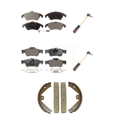Positive Plus KPW-101537 Disc Brake Pad for 2010-2016 Mercedes-Benz CLS400, Mercedes-Benz E350 and More - Front and Rear