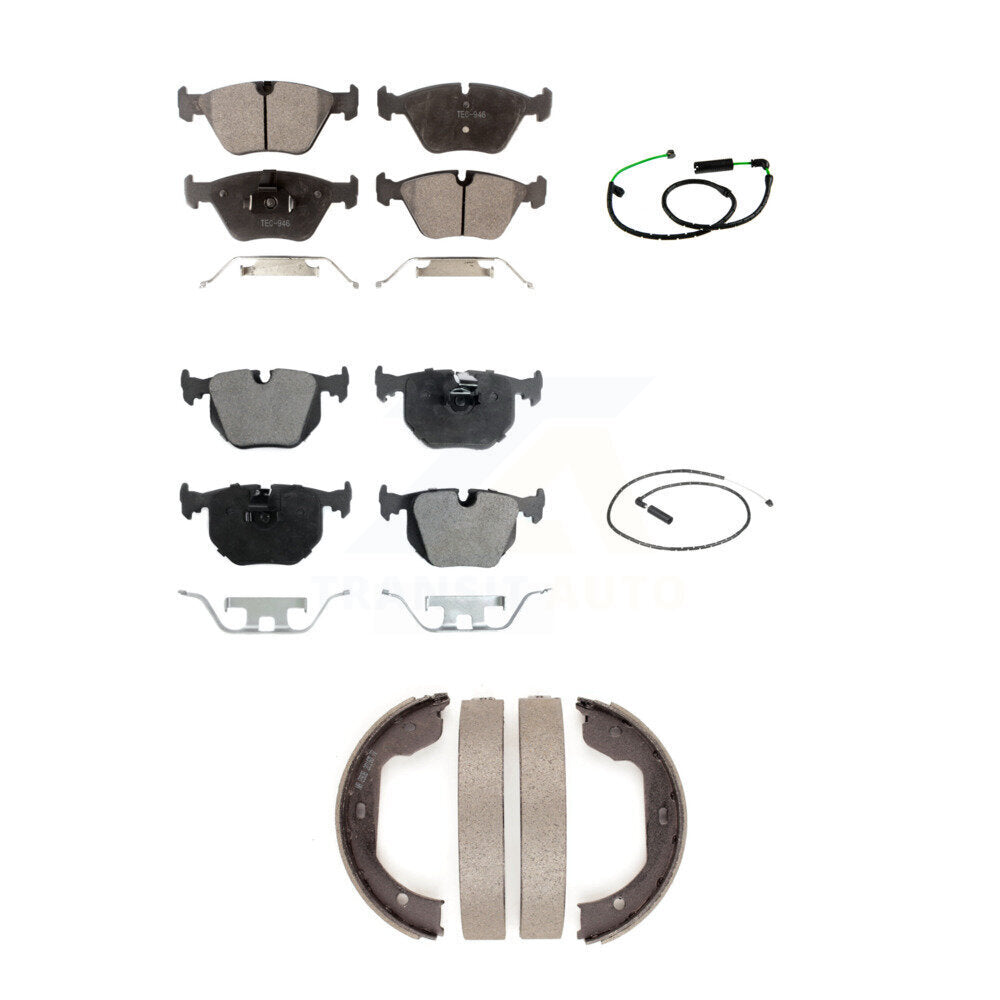 Positive Plus KPW-101538 Disc Brake Pad for 2006-2010 BMW X3 - Front and Rear