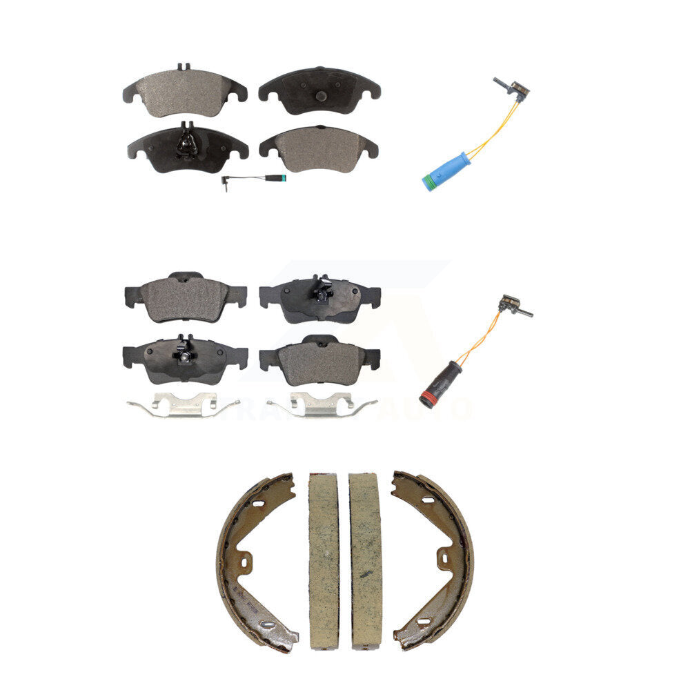 Positive Plus KPW-101540 Disc Brake Pad for 2015-2016 Mercedes-Benz E400 - Front and Rear