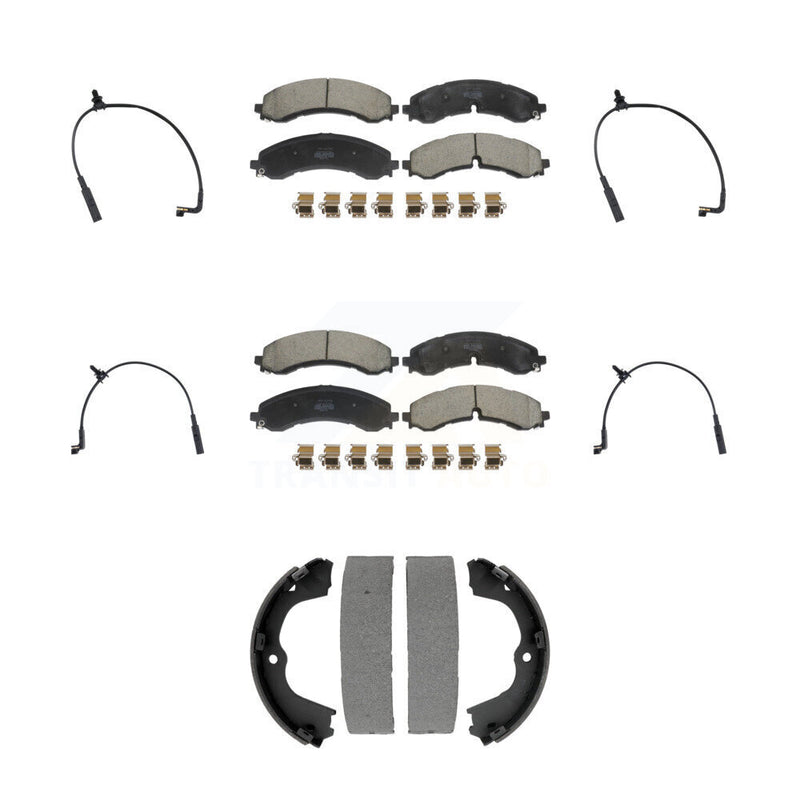 Positive Plus KPW-101543 Disc Brake Pad for 2023-2024 Chevrolet Silverado 2500 HD, Chevrolet Silverado 3500 HD and More - Front and Rear