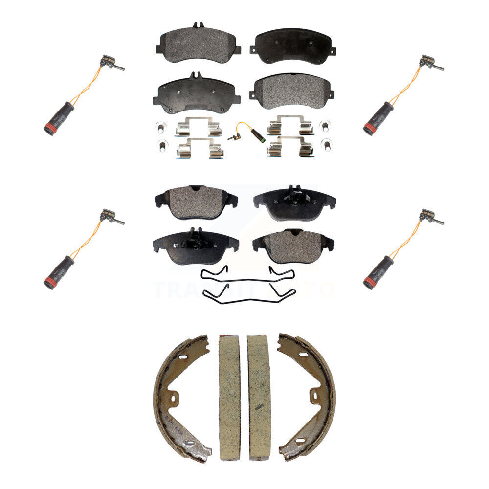 Positive Plus KPW-101550 Disc Brake Pad for 2010-2015 Mercedes-Benz GLK250, Mercedes-Benz GLK350 - Front and Rear