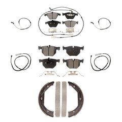 Positive Plus KPW-101551 Disc Brake Pad for 2013 BMW X1 - Front and Rear