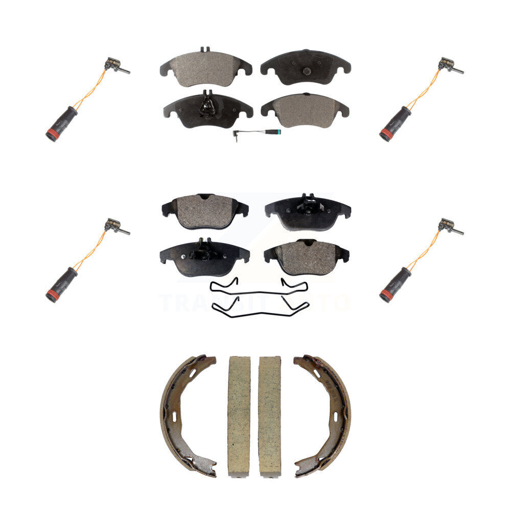 Positive Plus KPW-101554 Disc Brake Pad for 2008-2017 Mercedes-Benz E400, Mercedes-Benz E550 and More - Front and Rear