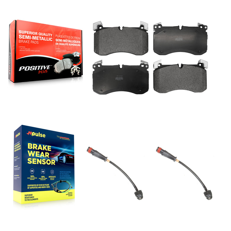 Positive Plus KPW-101587 Disc Brake Pad for 2019-2022 Mercedes-Benz G63 AMG - Front