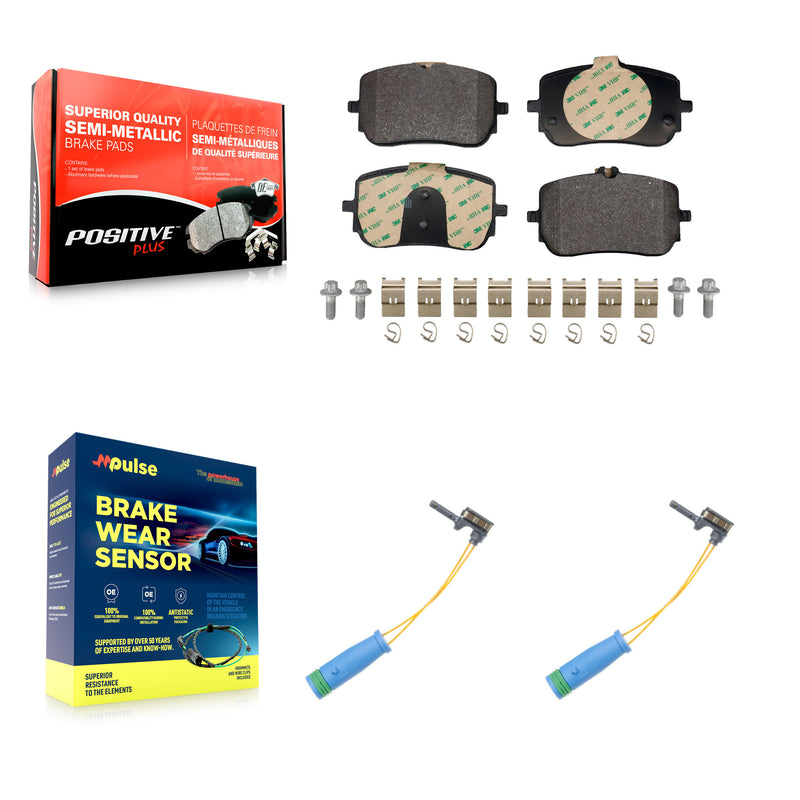 Positive Plus KPW-101591 Disc Brake Pad for 2019-2023 Mercedes-Benz A220, Mercedes-Benz CLA250 - Front