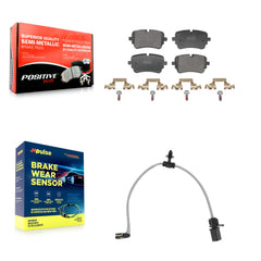 Positive Plus KPW-101608 Disc Brake Pad for 2020-2023 Audi S7 Sportback, Audi e-tron S and More - Rear