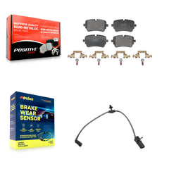 Positive Plus KPW-101612 Disc Brake Pad for 2020-2023 Audi A8 Quattro, Audi SQ7 and More - Rear