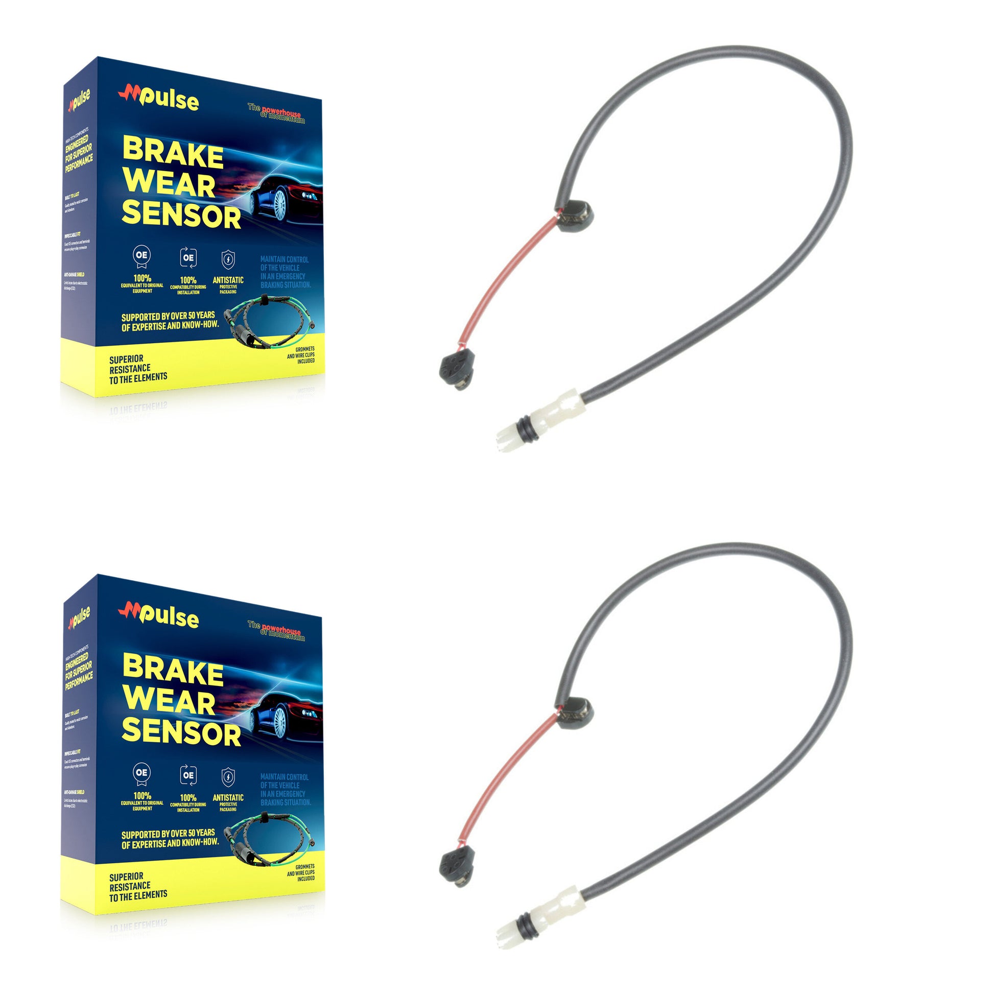 Mpulse KSE-100004 Disc Brake Pad Wear Sensor for 2009-2012 Porsche 911 - Front