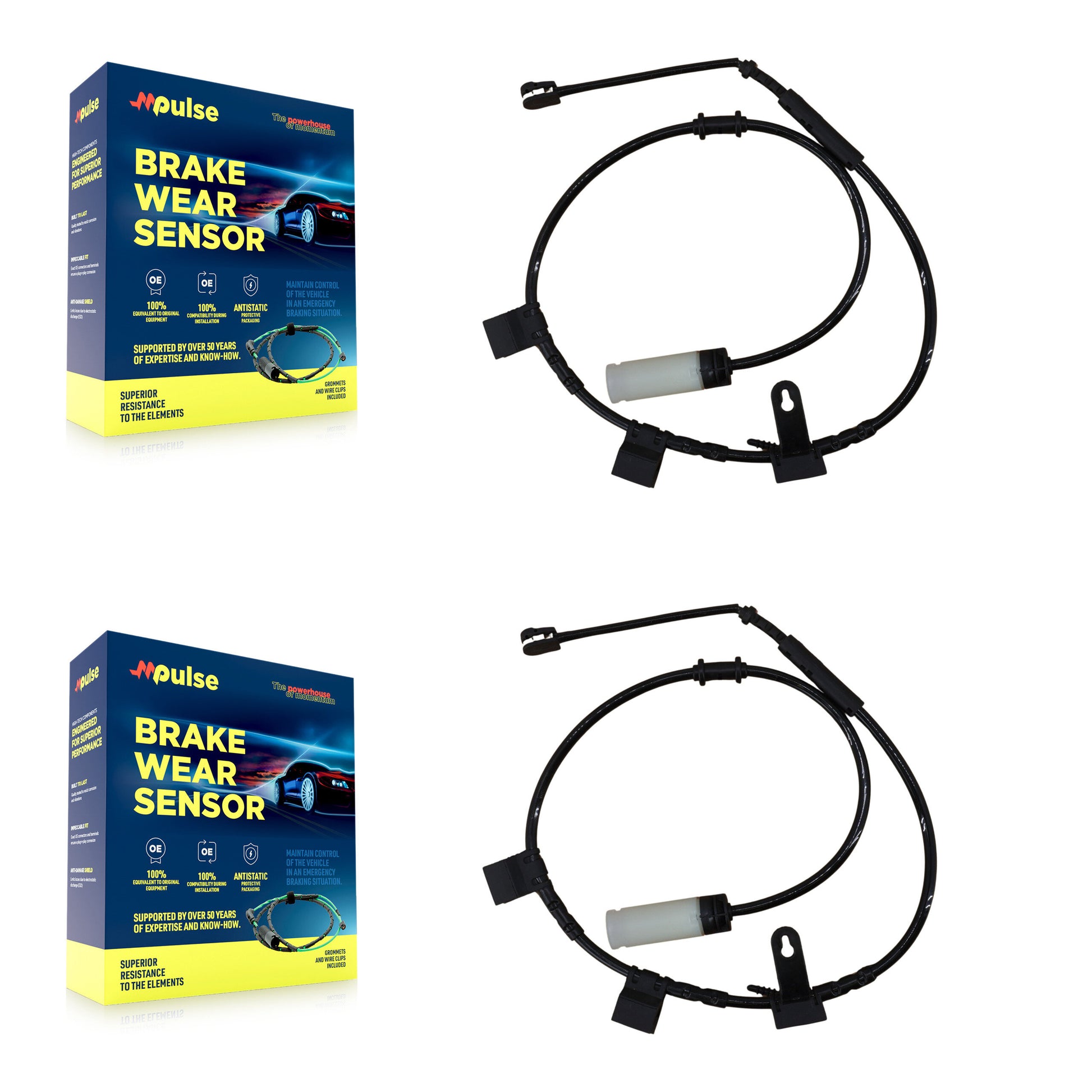 Mpulse KSE-100012 Disc Brake Pad Wear Sensor for 2011-2015 Mini Cooper - Front