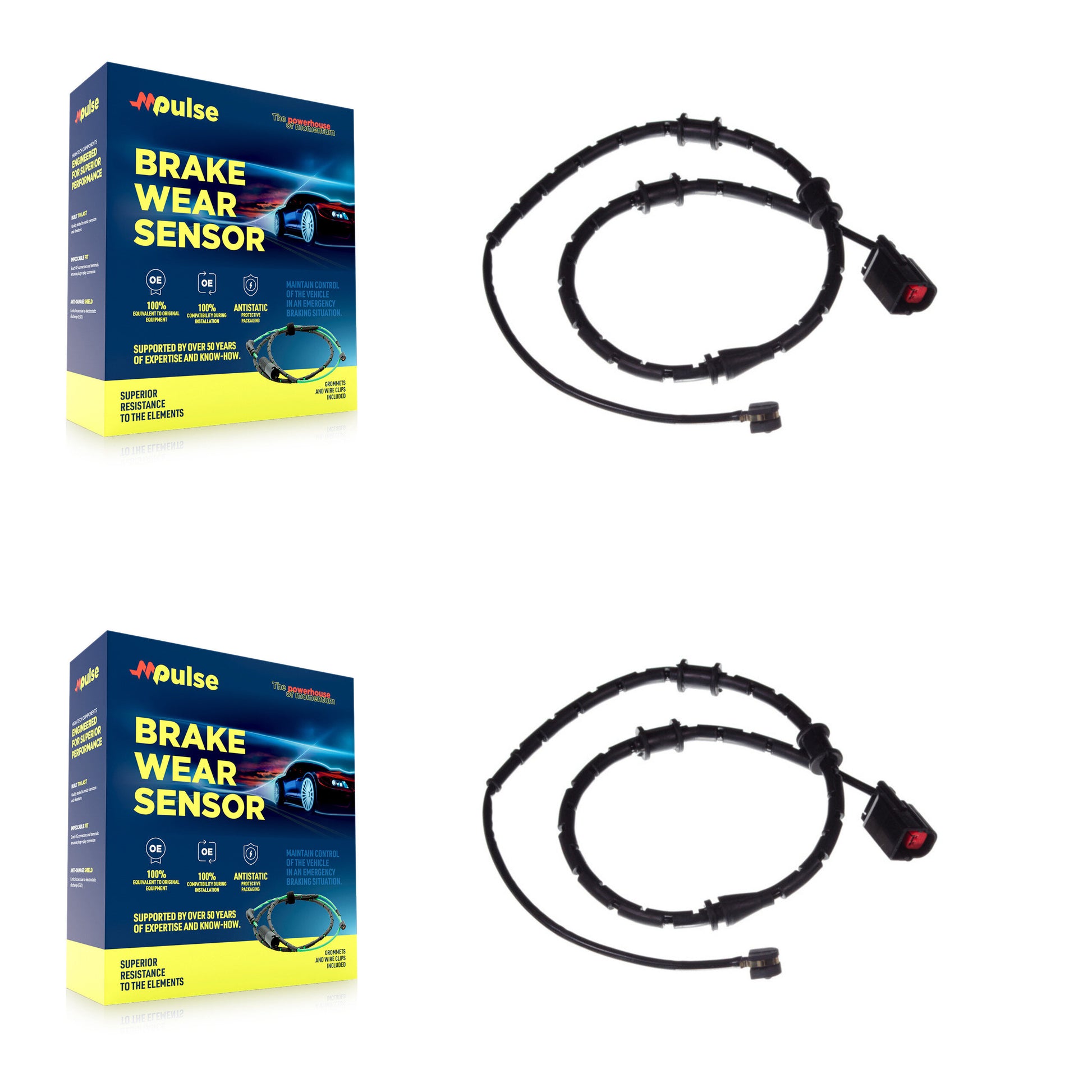Mpulse KSE-100021 Disc Brake Pad Wear Sensor for 2013-2019 Jaguar XJ - Front