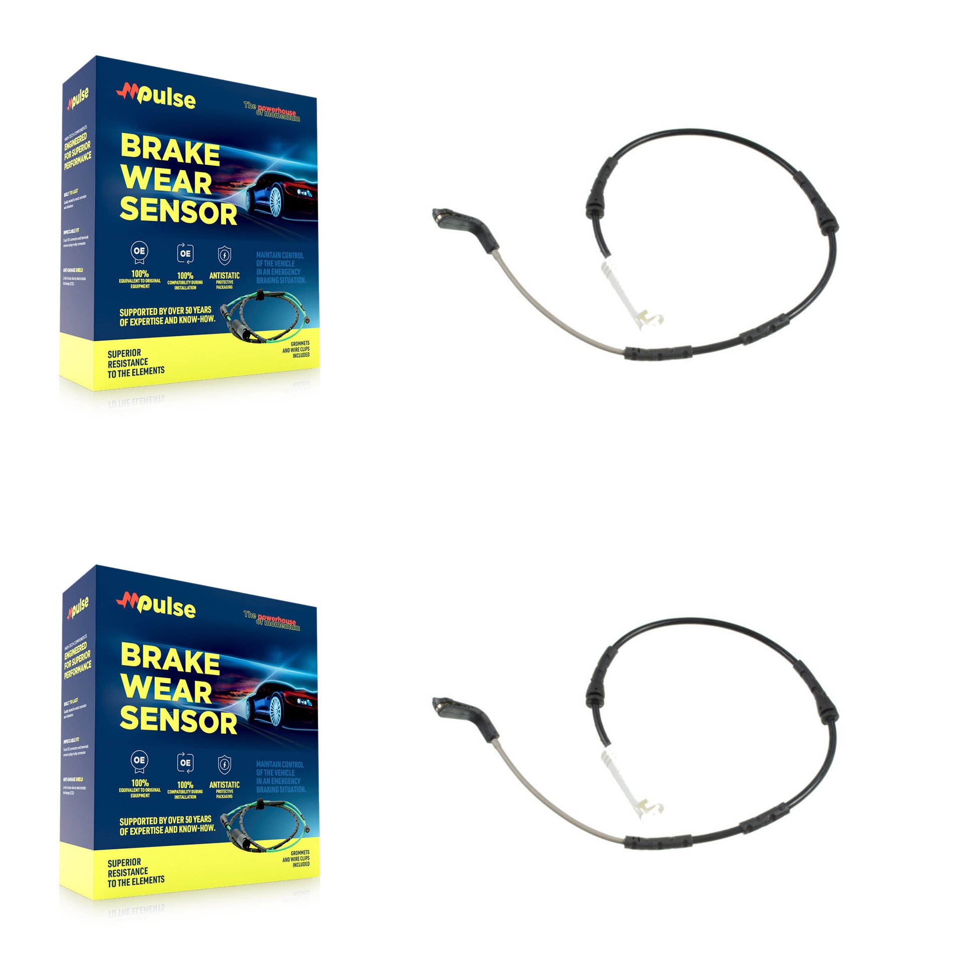 Mpulse KSE-100037 Disc Brake Pad Wear Sensor for 2013-2015 BMW X1 - Front
