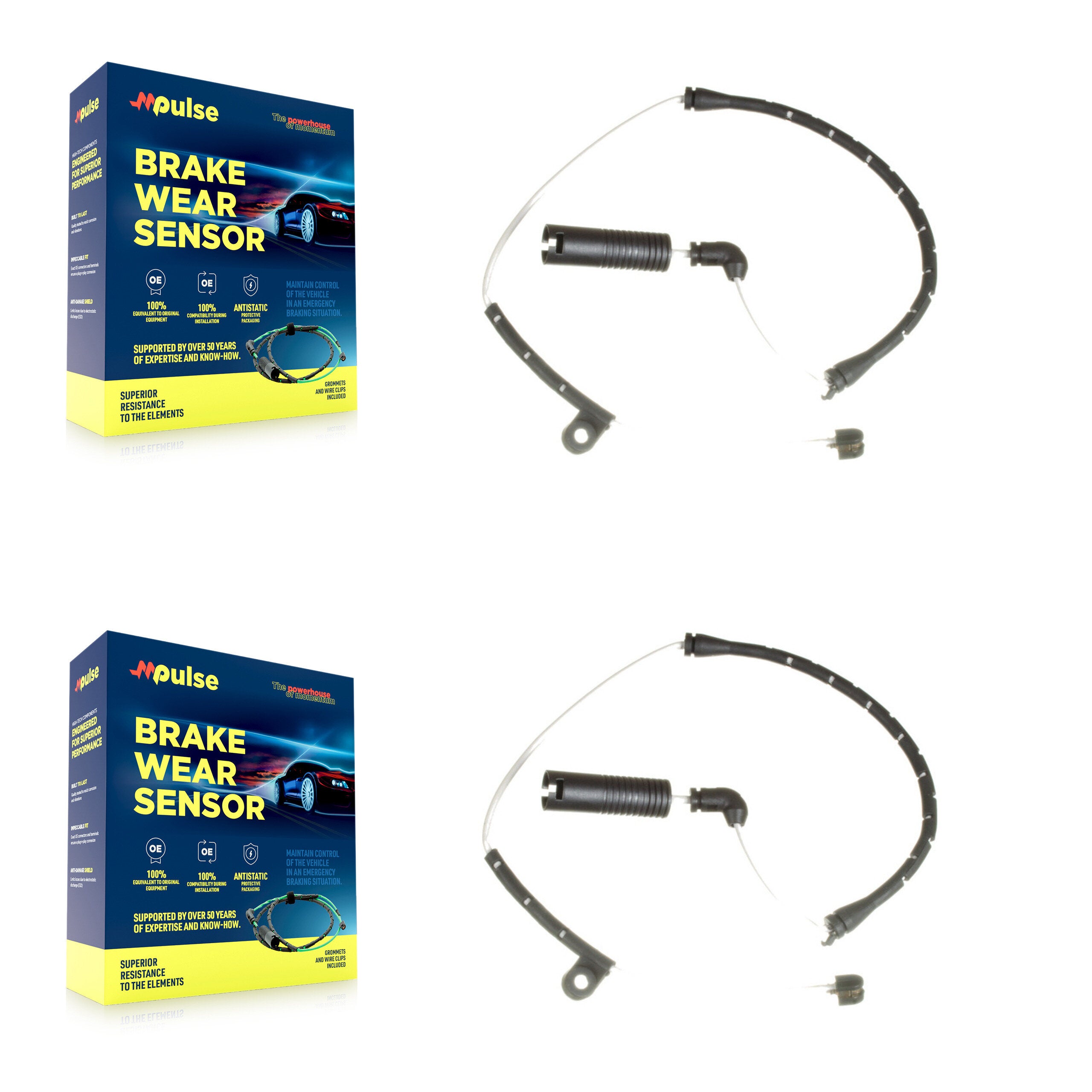 Mpulse KSE-100047 Disc Brake Pad Wear Sensor for 2006-2008 BMW Z4 - Front