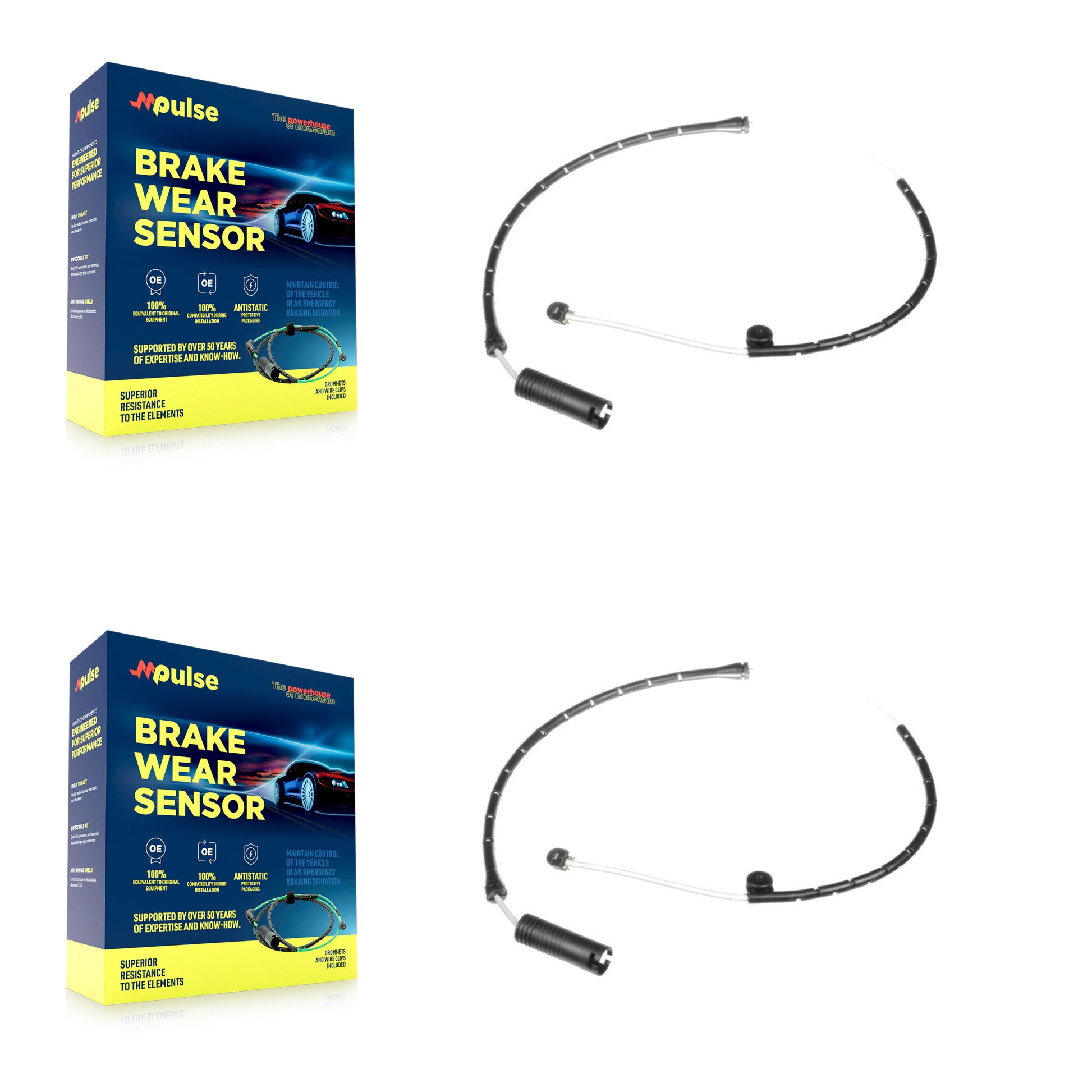 Mpulse KSE-100078 Disc Brake Pad Wear Sensor for 2000-2006 BMW X5 - Front