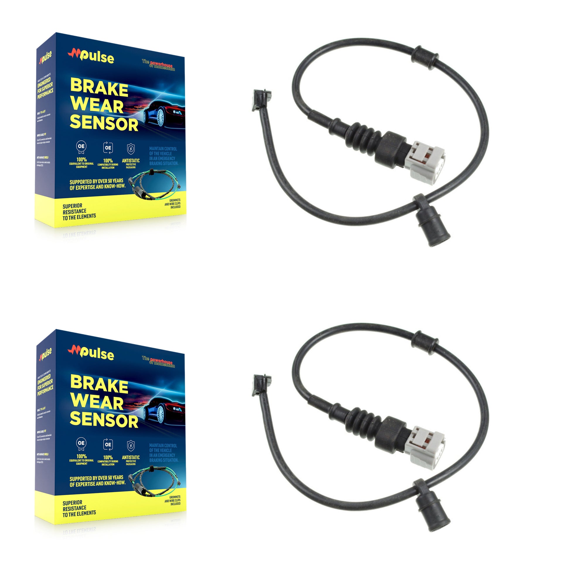 Mpulse KSE-100086 Disc Brake Pad Wear Sensor for 2015-2024 Lexus RC F, Lexus GS F - Front