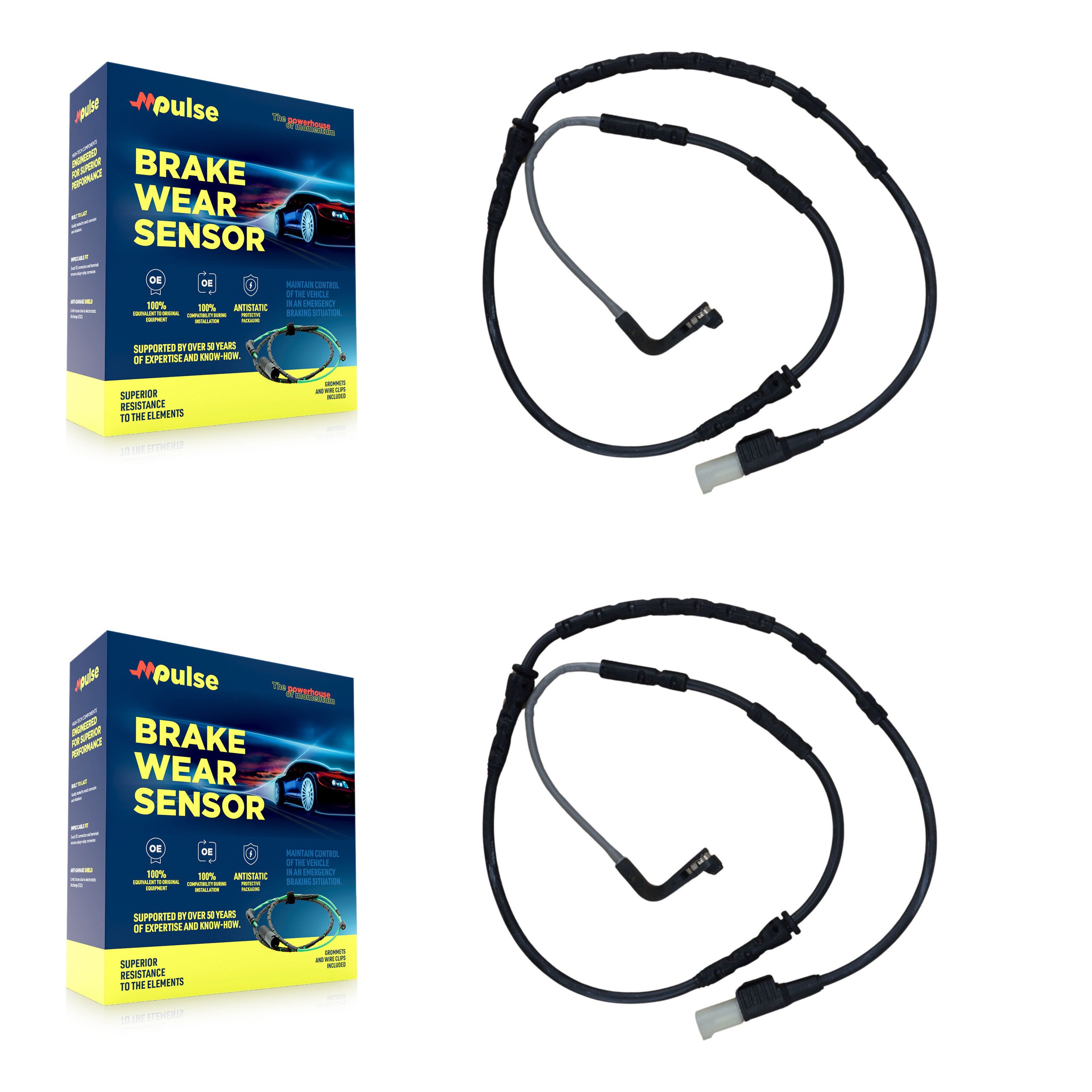 Mpulse KSE-100103 Disc Brake Pad Wear Sensor for 2009-2010 BMW Z4 - Front