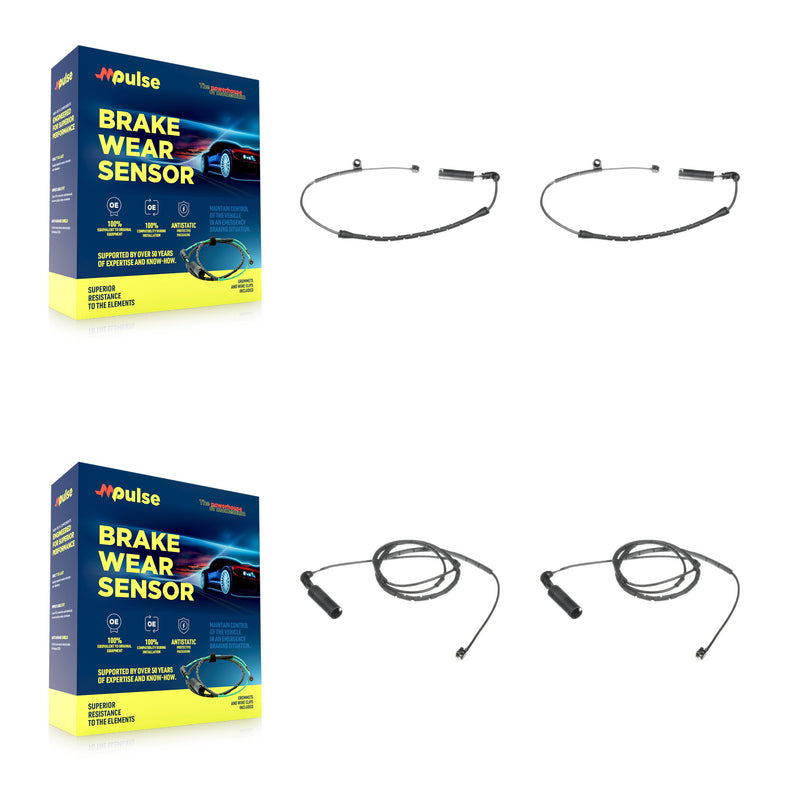 Mpulse KSE-100158 Disc Brake Pad Wear Sensor for 1999-2006 BMW 320i, BMW 323i and More - Front and Rear