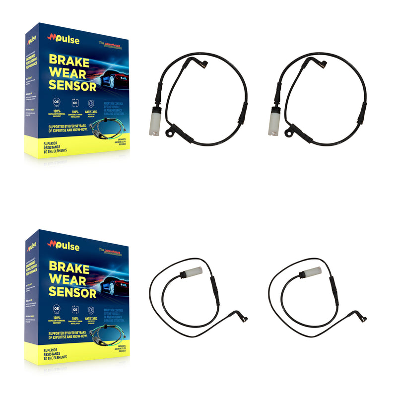 Mpulse KSE-100229 Disc Brake Pad Wear Sensor for 2008-2010 BMW 535i xDrive, BMW 525i - Front and Rear