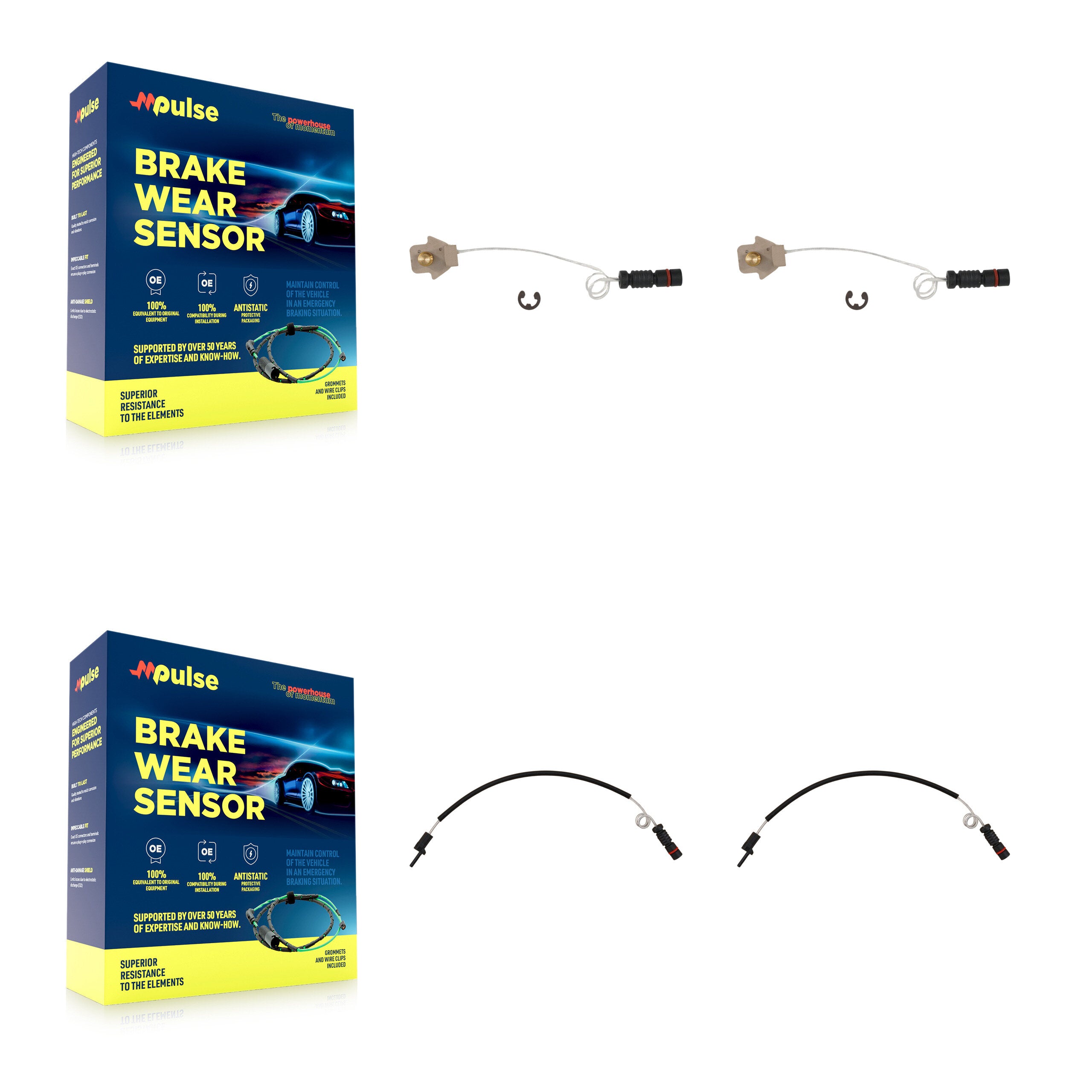 Mpulse KSE-100233 Disc Brake Pad Wear Sensor for 1998-2005 Mercedes-Benz ML320, Mercedes-Benz ML350, Mercedes-Benz ML430 - Front and Rear