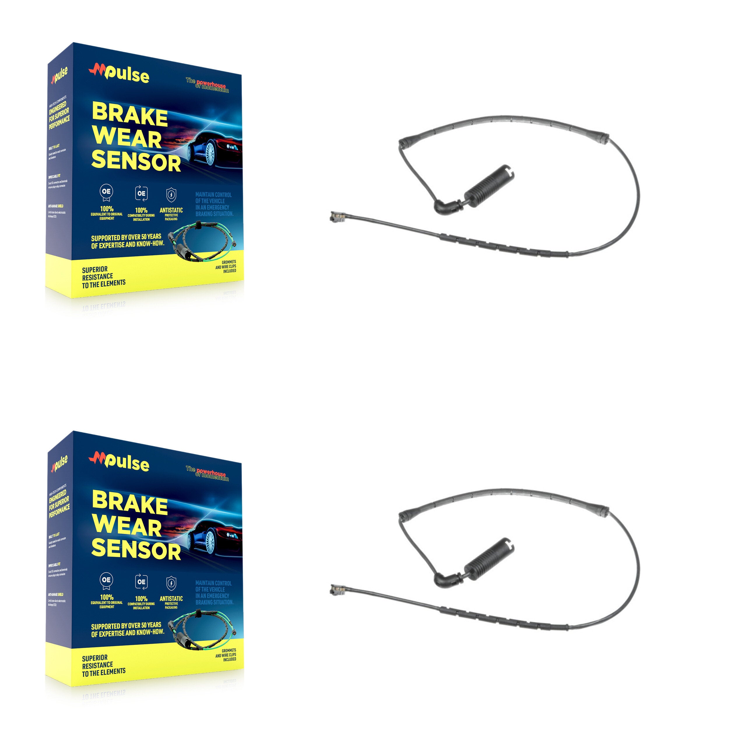 Mpulse KSE-100256 Disc Brake Pad Wear Sensor for 2000-2006 BMW X5 - Rear