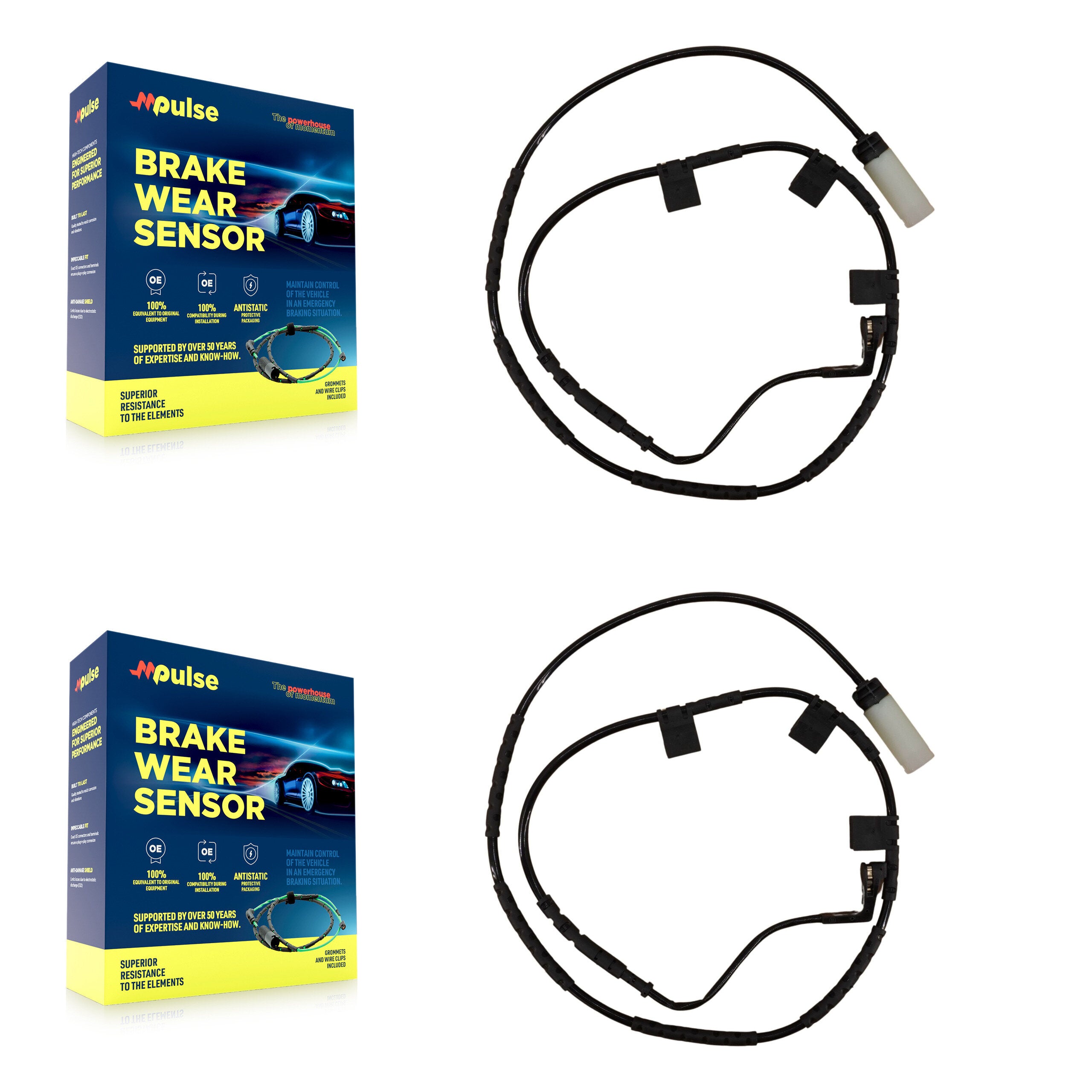 Mpulse KSE-100259 Disc Brake Pad Wear Sensor for 2006-2013 Mini Cooper - Rear