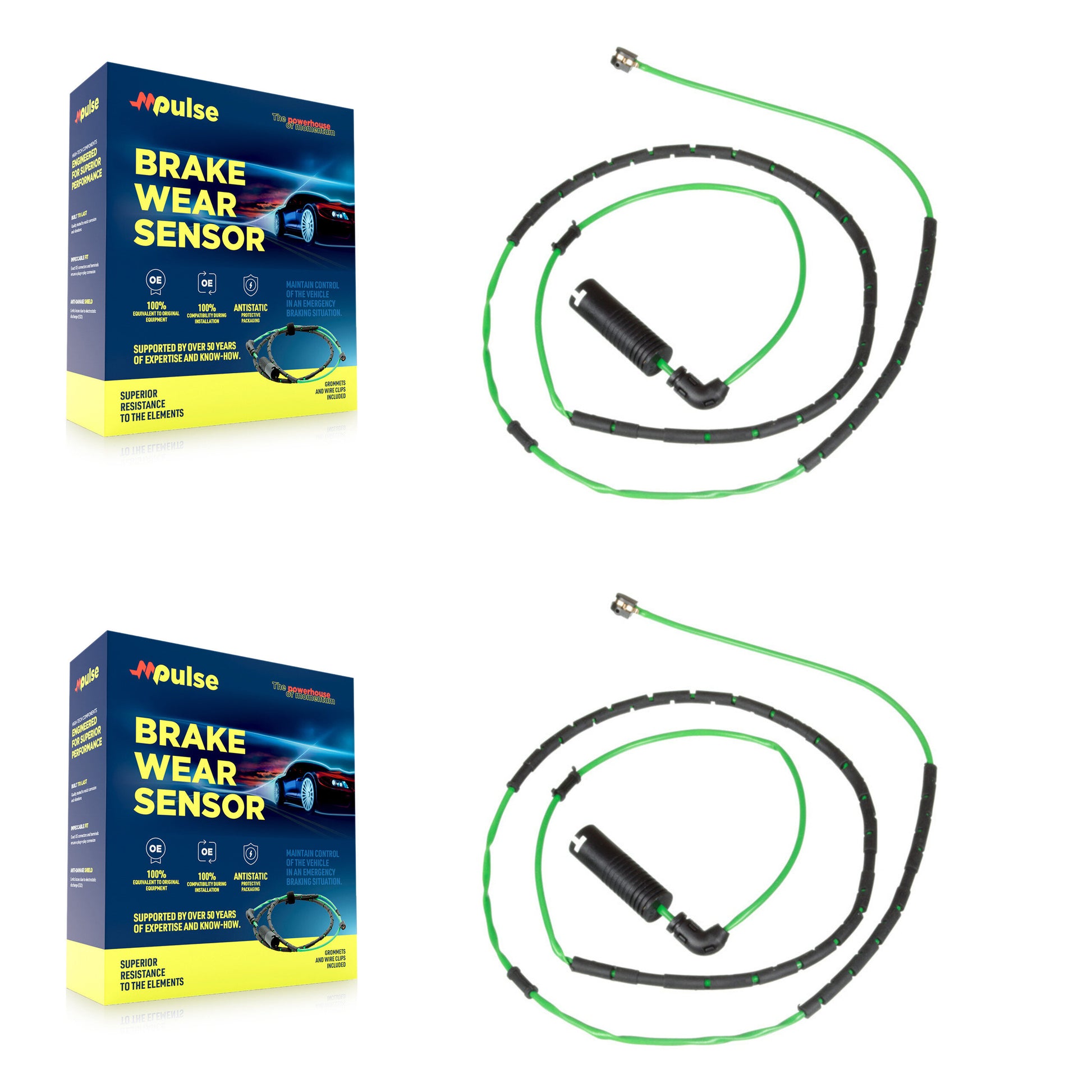Mpulse KSE-100263 Disc Brake Pad Wear Sensor for 2006-2008 BMW Z4 - Rear