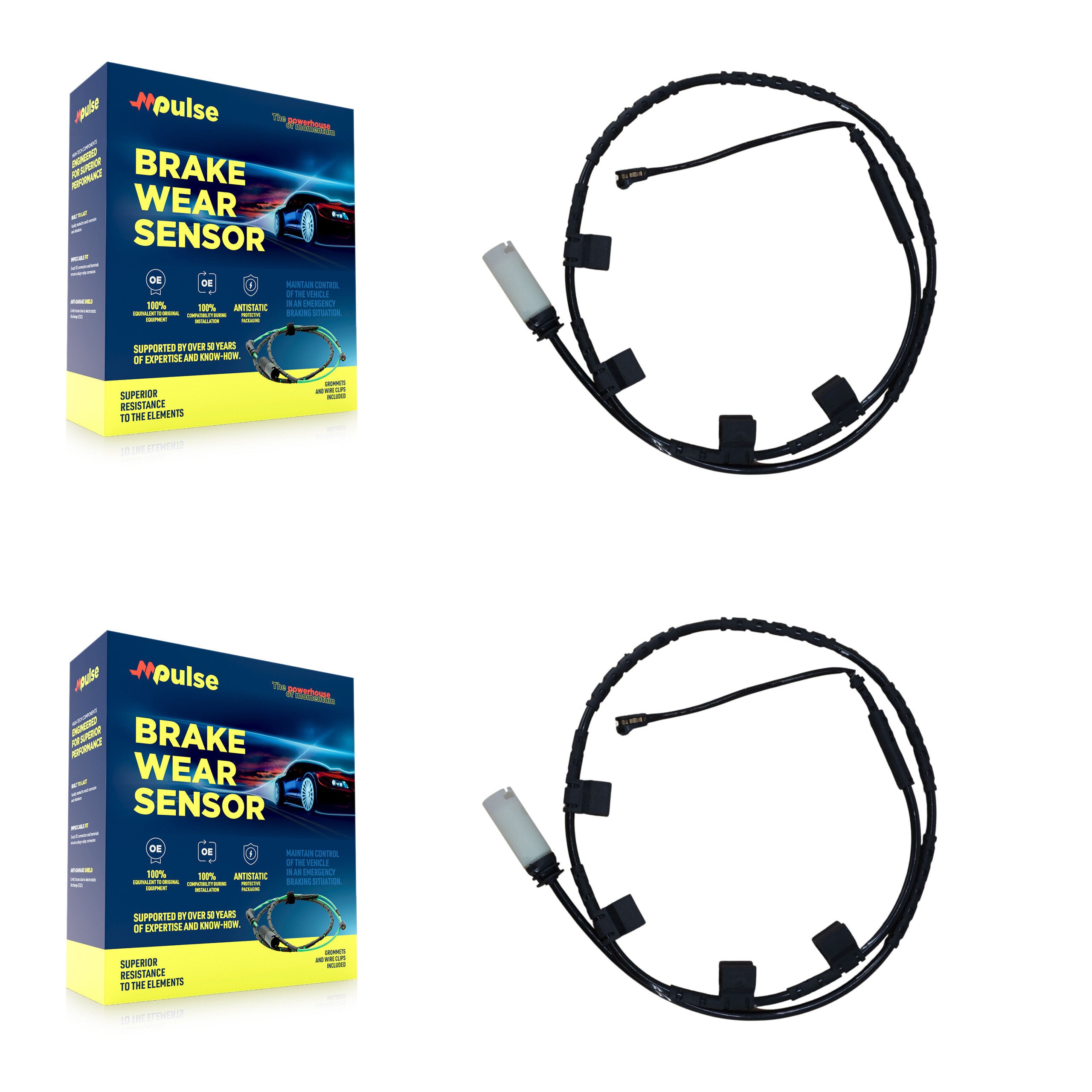 Mpulse KSE-100265 Disc Brake Pad Wear Sensor for 2013 Mini Cooper - Rear