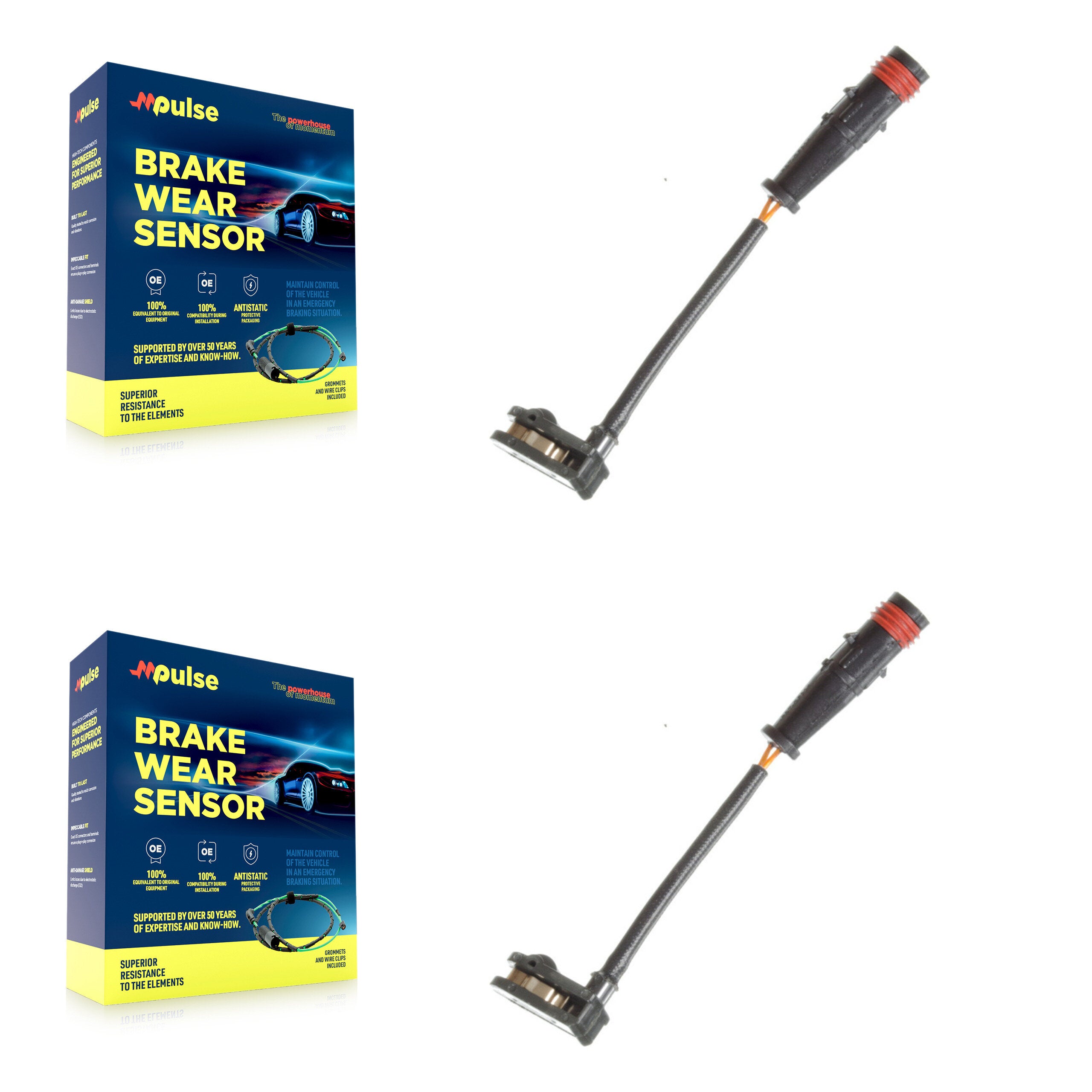 Mpulse KSE-100290 Disc Brake Pad Wear Sensor for 2005-2024 Mercedes-Benz Sprinter 1500, Mercedes-Benz Sprinter 3500XD and More - Rear